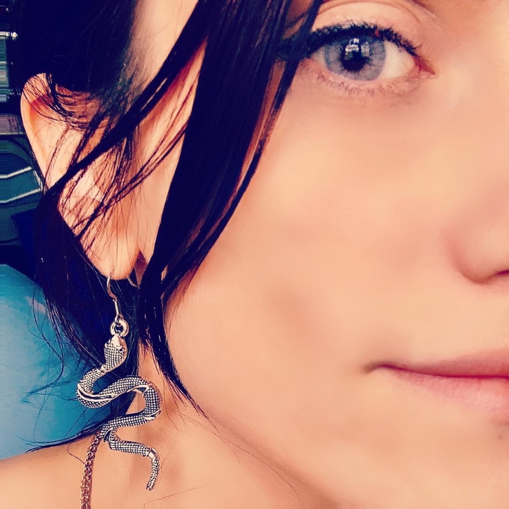 Snake earrings